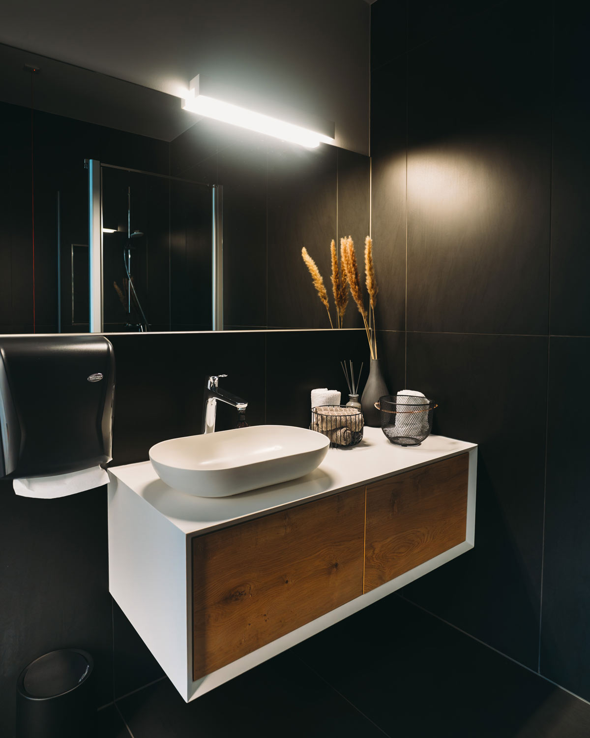 Eigenes Badezimmer der Suite